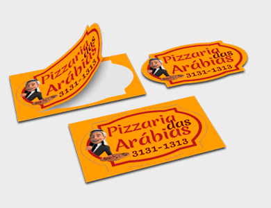 Adesivo de Papel 9x11cm - 4x0 - 250 unid