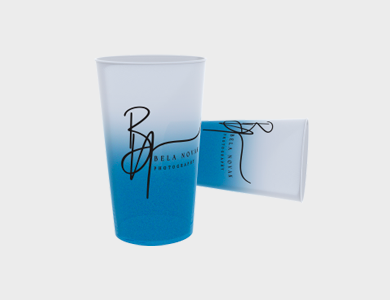 Copo Twister Degradê 575ml - 1 Cor de Impressão - 1x1 - 500 unid