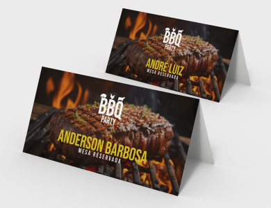 Display de Mesa com Dados Variáveis Tipo A em PVC 0,5mm Cristal Frente e Verso 26,7x11,4cm - 4x0 - 1 unid