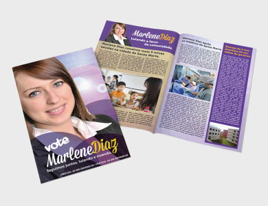 Jornais Eleitorais Couchê 90g Sem Verniz 15x20cm 20 Páginas - 4x4 - 500 unid