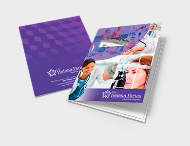 Pasta com Orelha e Janela Reciclato 240g Laminação Fosca 31x45cm - 4x4 - 50 unid