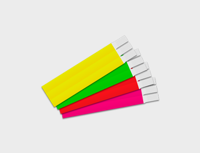 Pulseira de Identificação Tyvek Sem Impressão - Sem Impressão - 100 unid